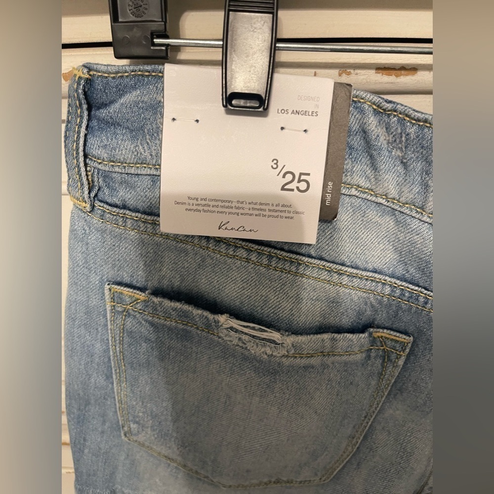 KanCan Jean shorts Midrise New with Tags - Picture 5 of 8